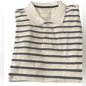 Men’s Classic Striped  Polo Shirt NWOT